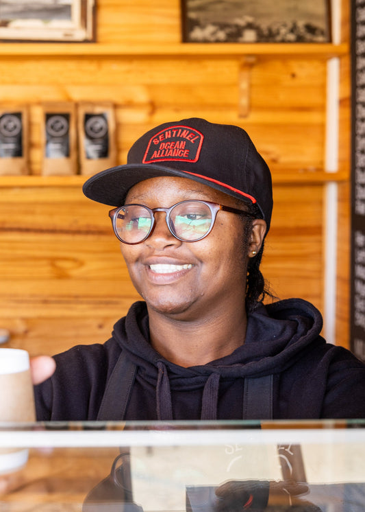 SOA Black & Red Fan Cap