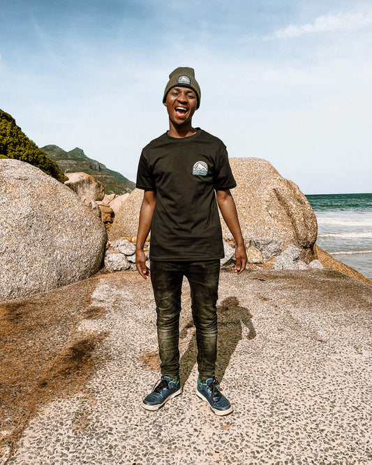 SOA Black Sunset Logo Tee