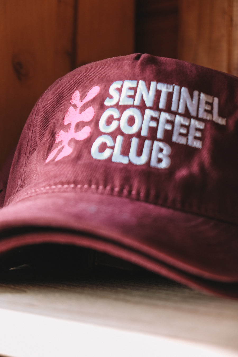 SOA Burgundy Coffee Club Cap