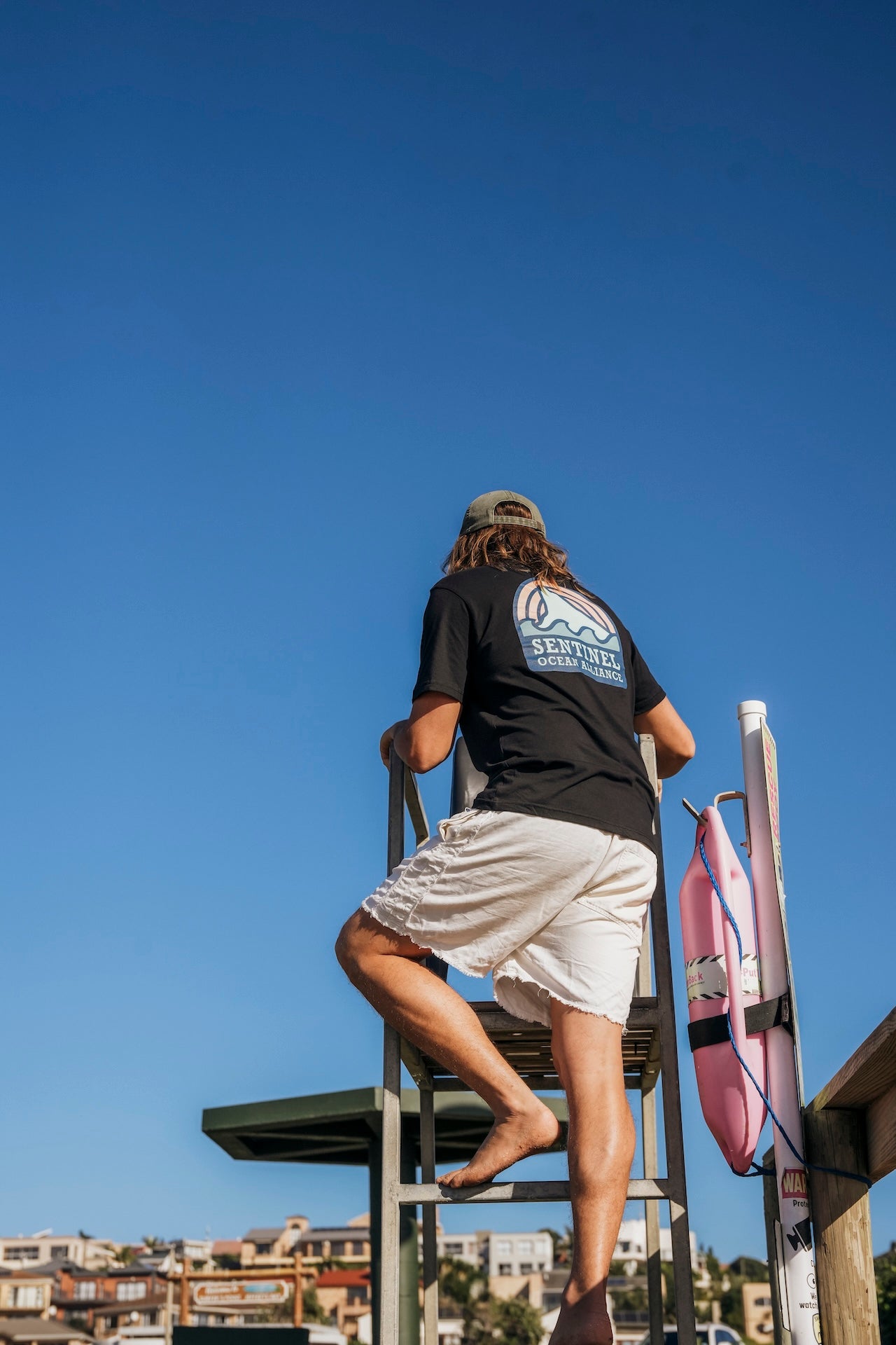 SOA Black Sunset Logo Tee