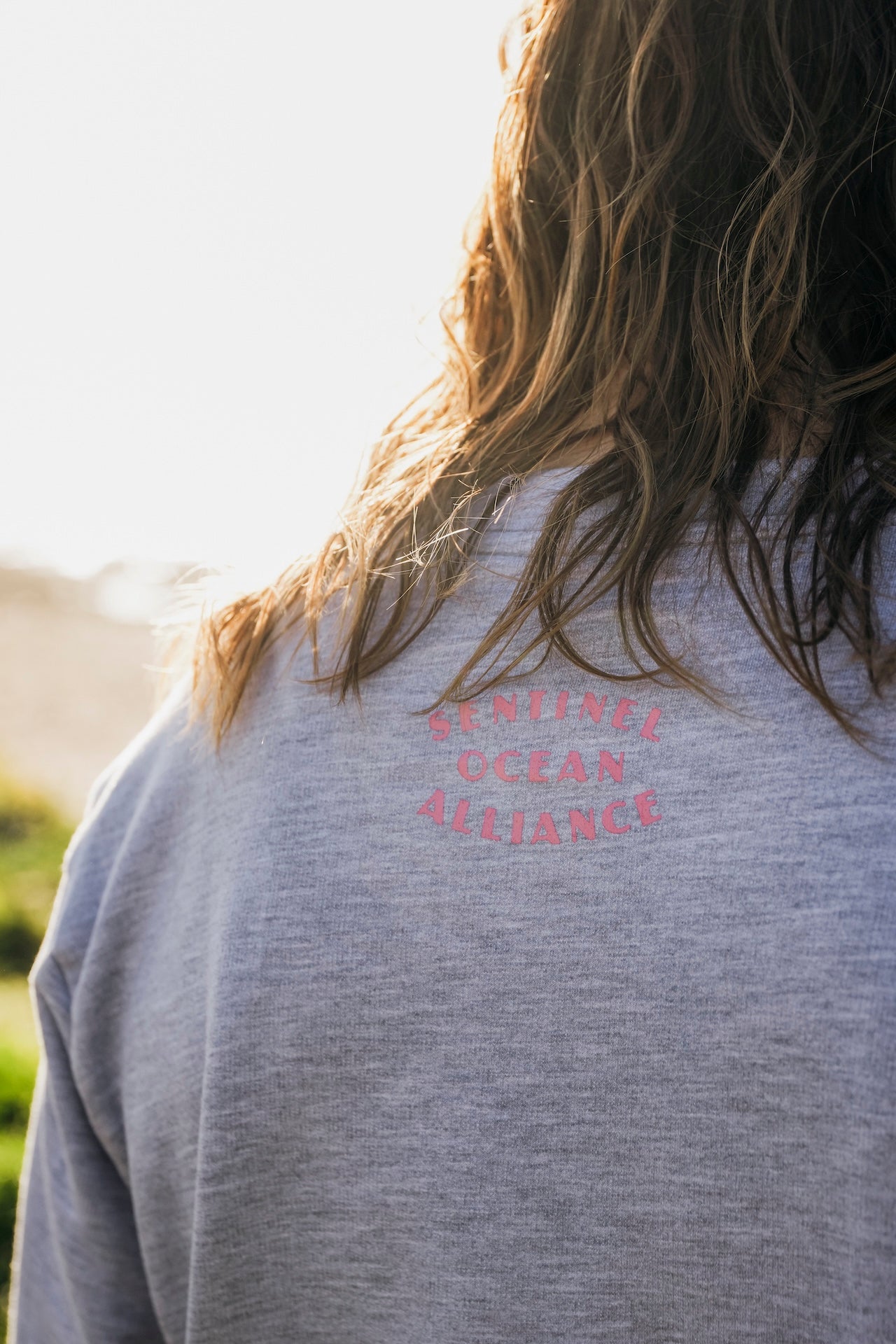 SOA Mountain Sweater In Grey Pink