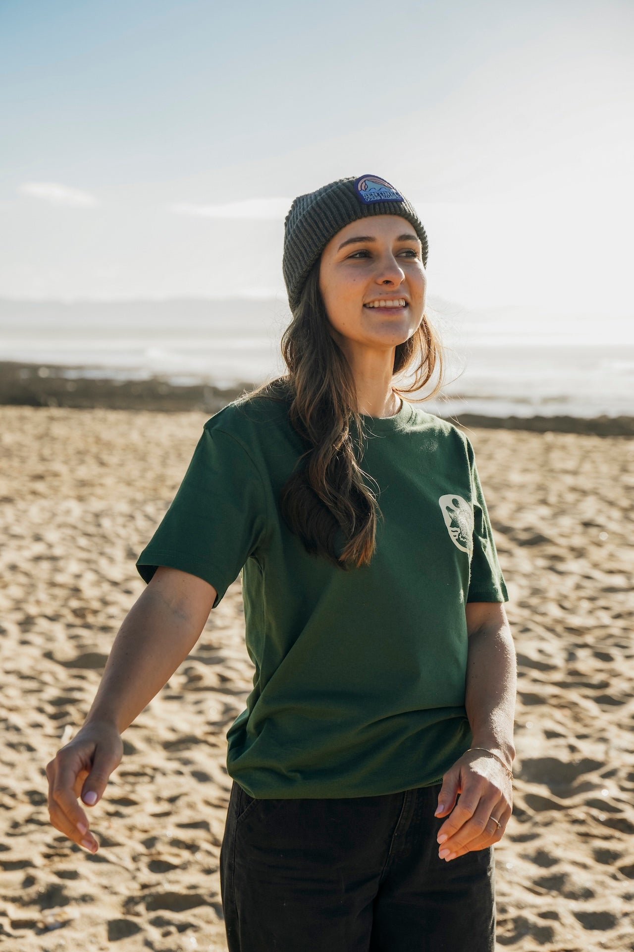 SOA New Core T-Shirt In Green & Gold