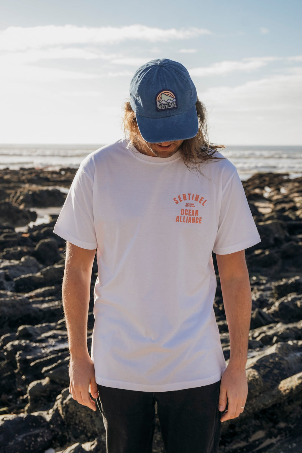 SOA White & Orange Fan Tee