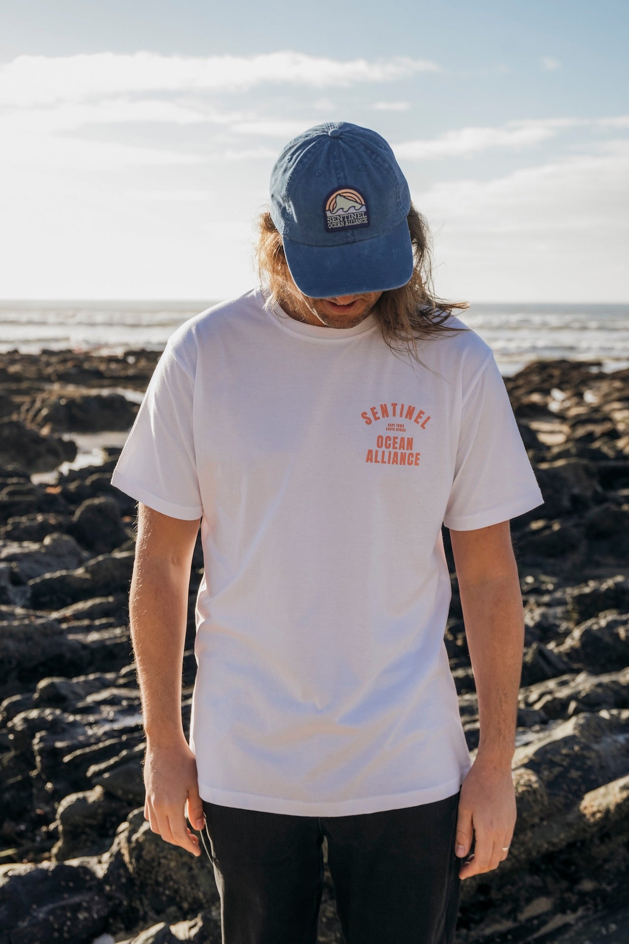 SOA White & Orange Fan Tee