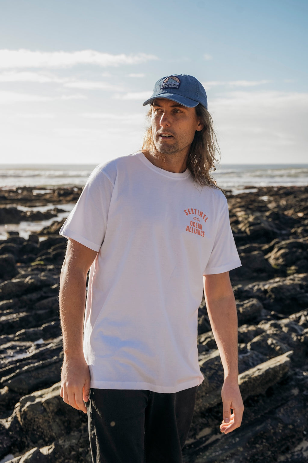 SOA White & Orange Fan Tee