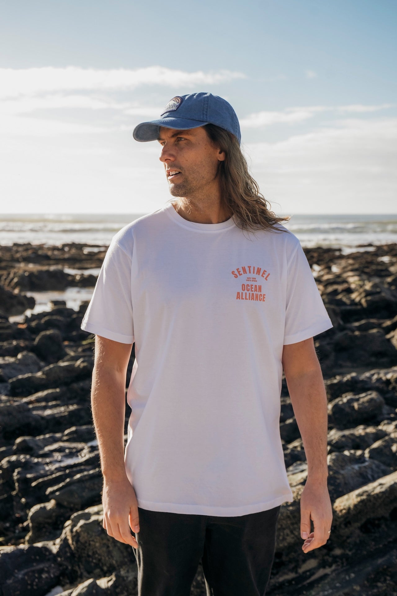 SOA White & Orange Fan Tee