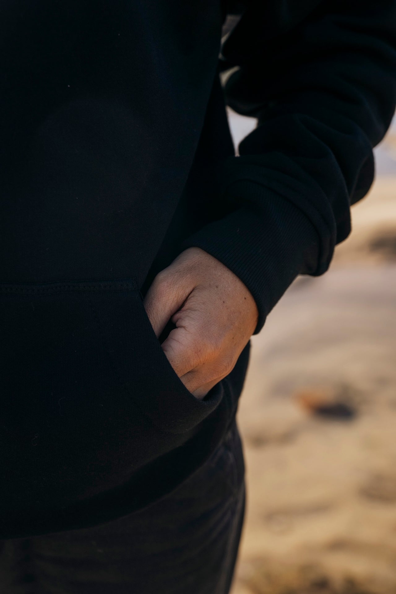 New Core Black Hoodie