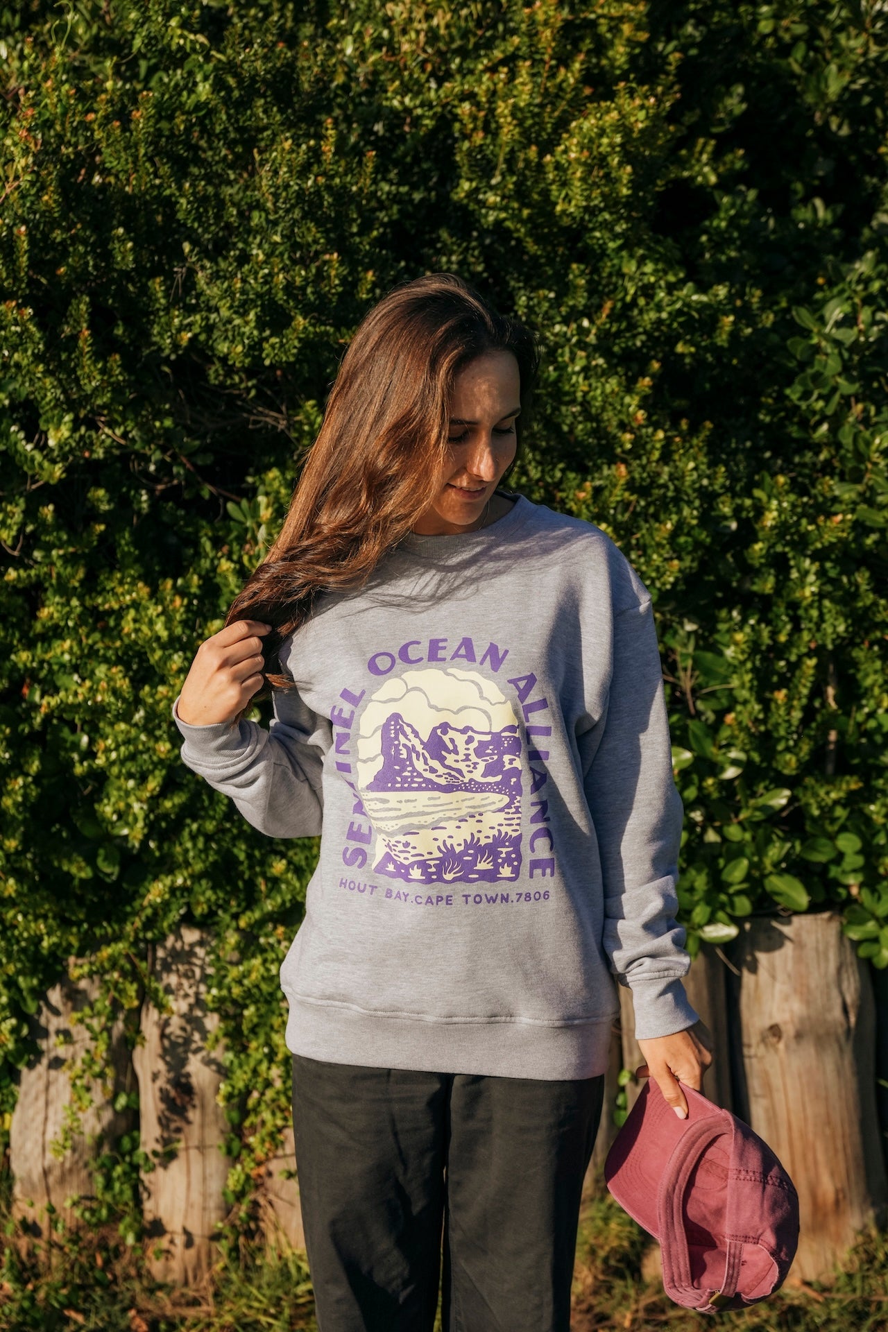SOA Mountain Sweater In Grey Yellow