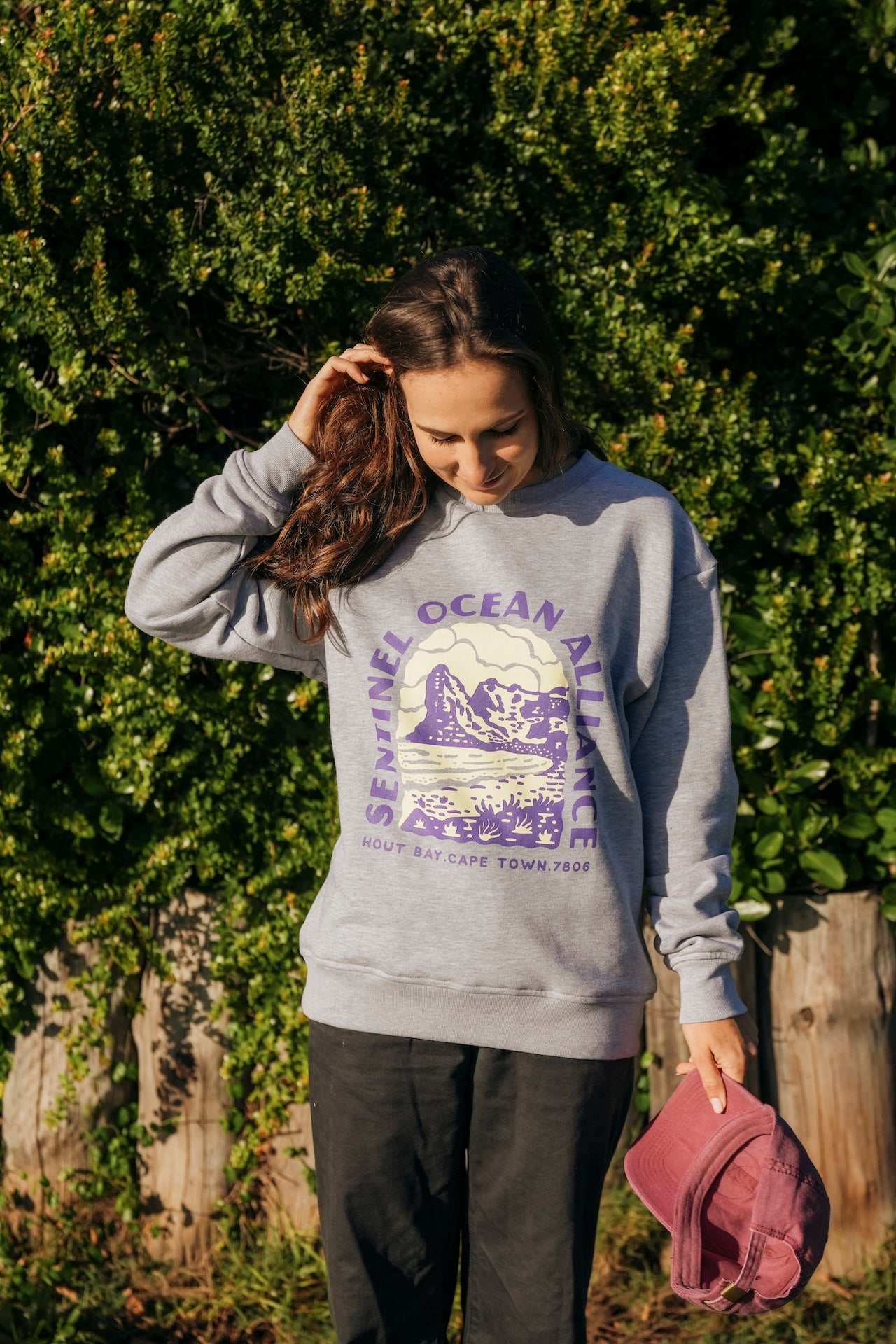 SOA Mountain Sweater In Grey Yellow