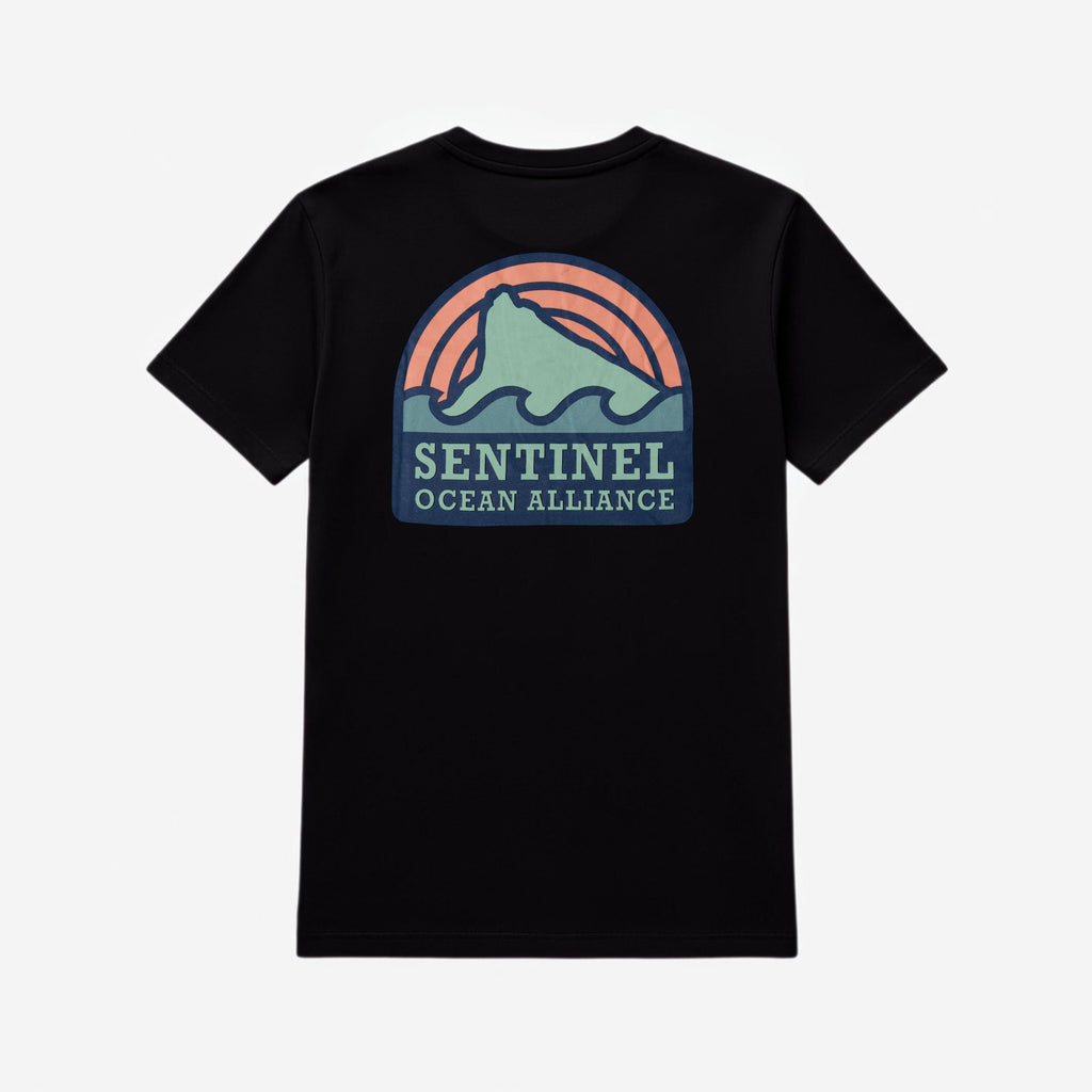 SOA Black Sunset Logo Tee
