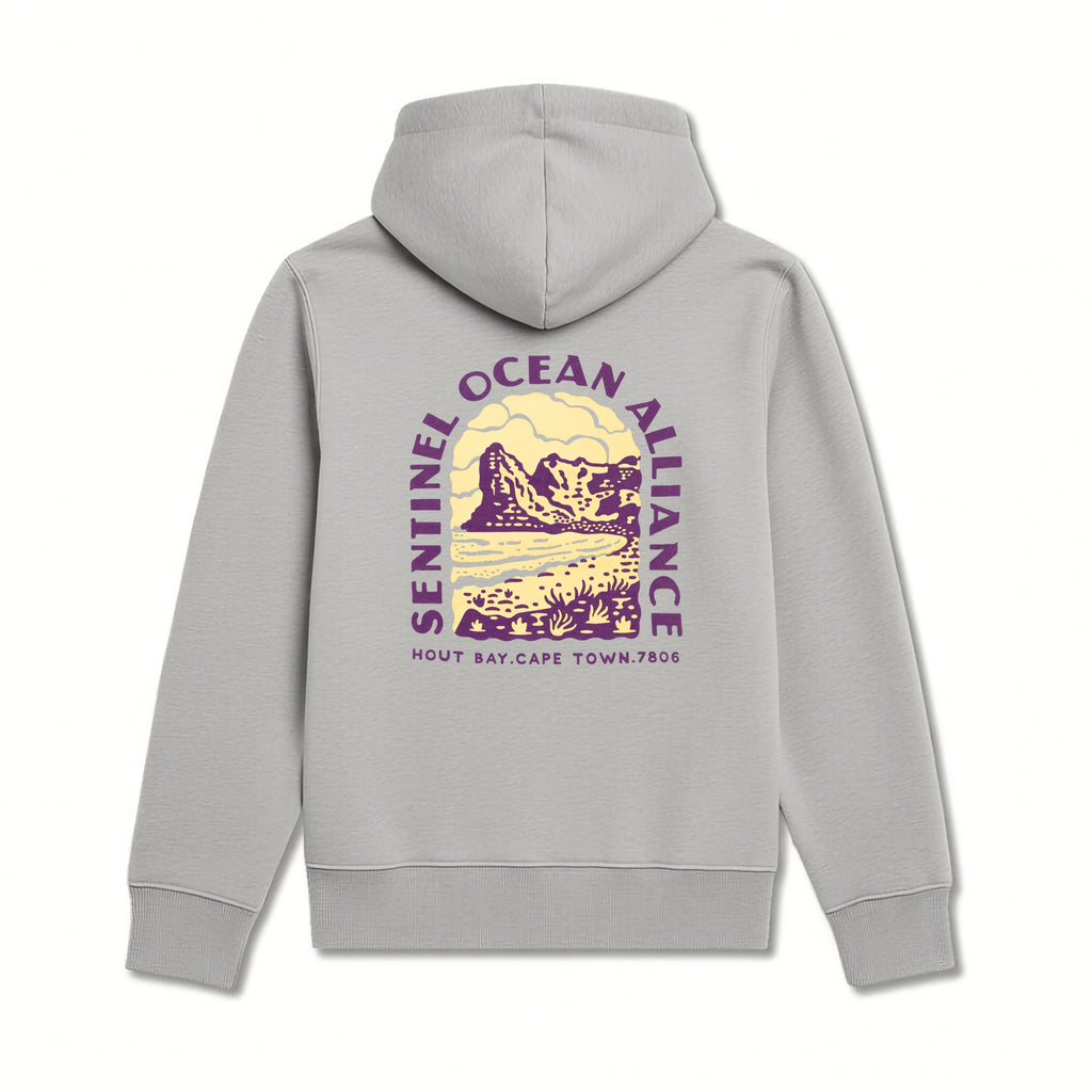 SOA Mountain Hoody In Grey Yellow