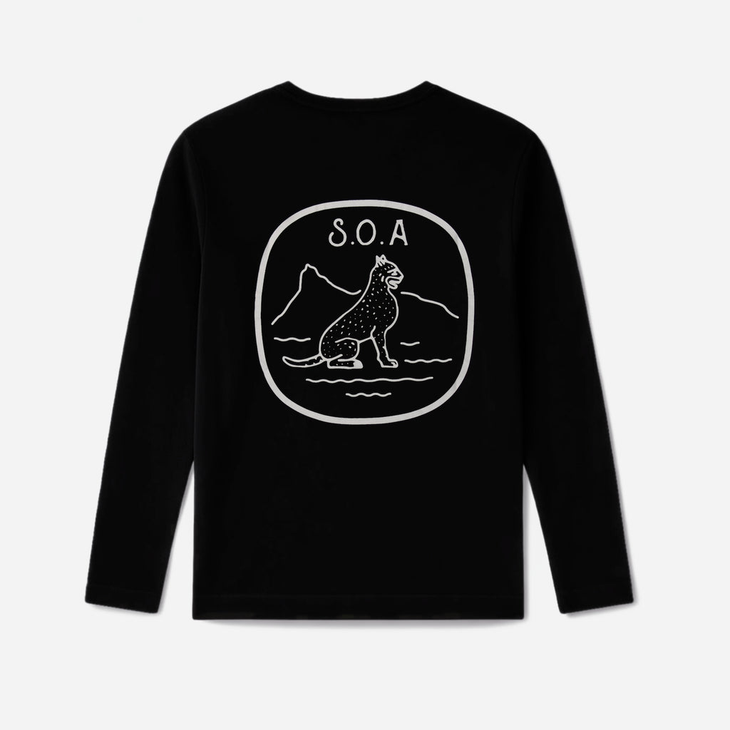 SOA Core Black Long Sleeve Tee