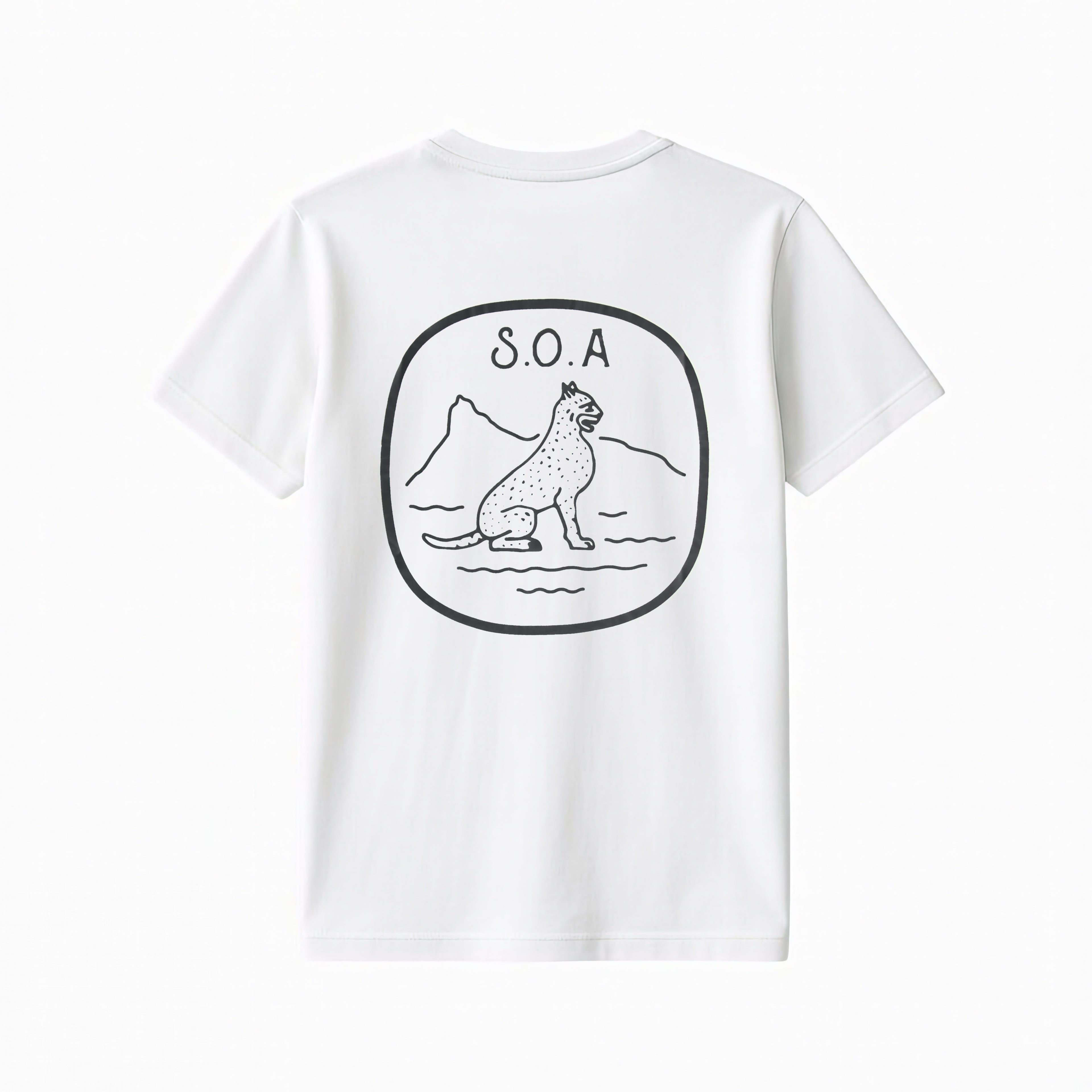 SOA White Core Tee