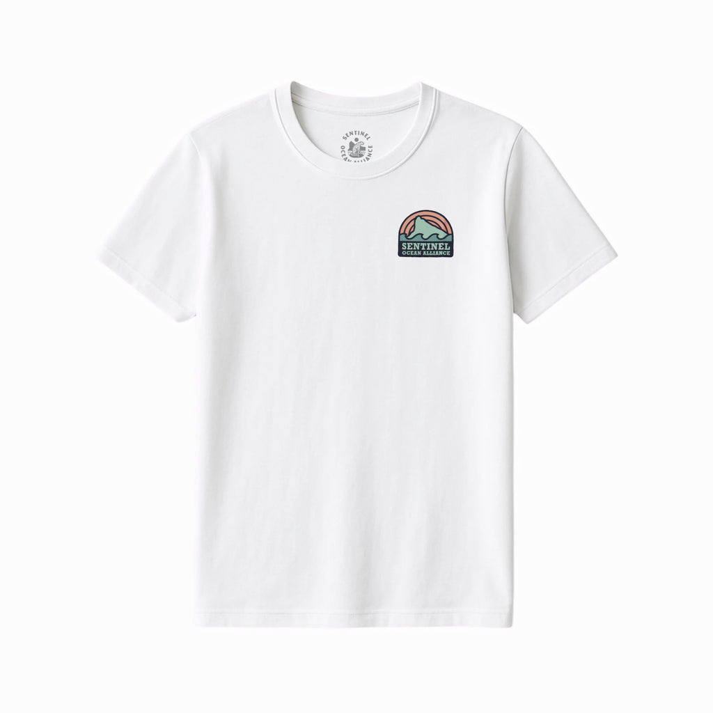 SOA White Sunset Logo Tee