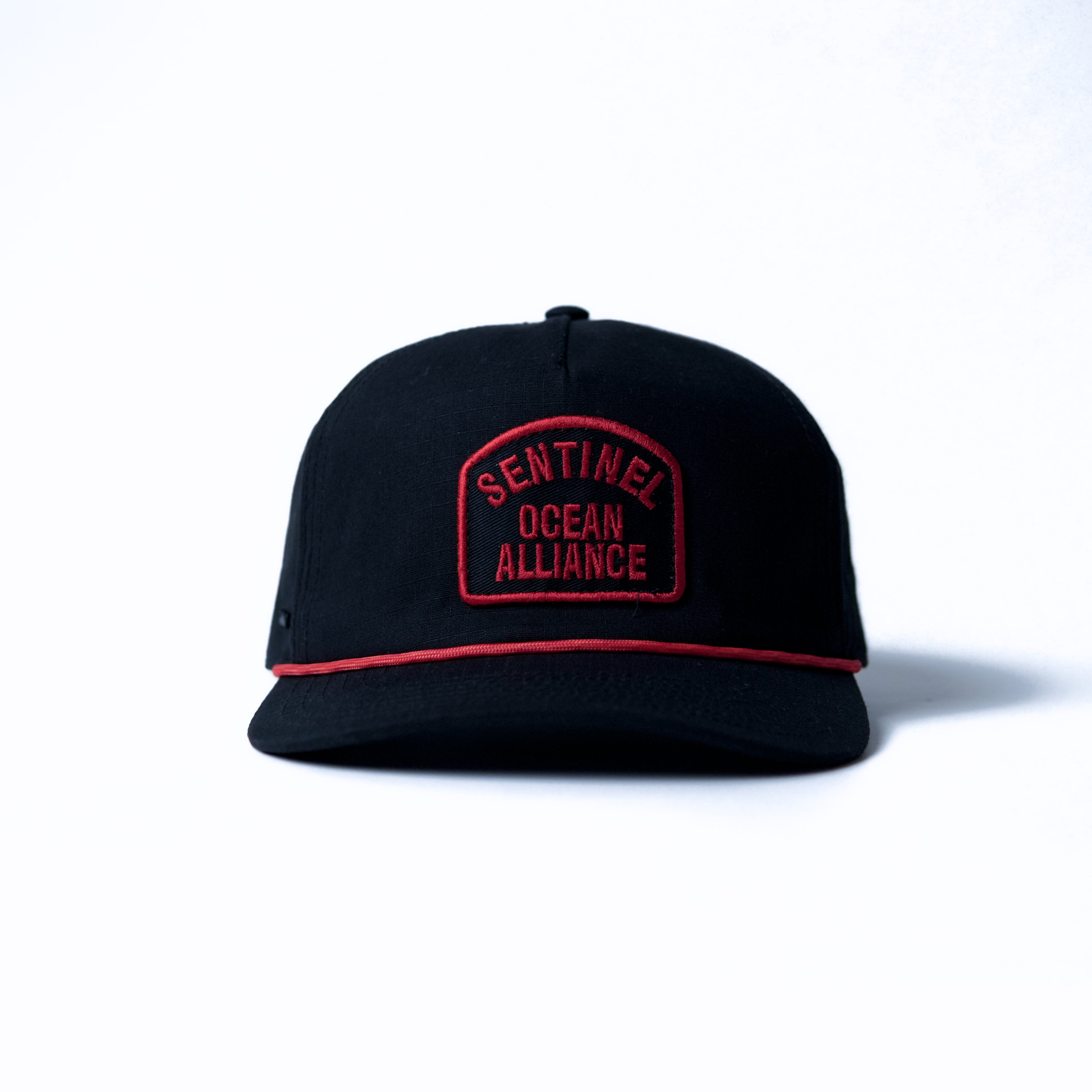 SOA Black & Red Fan Cap