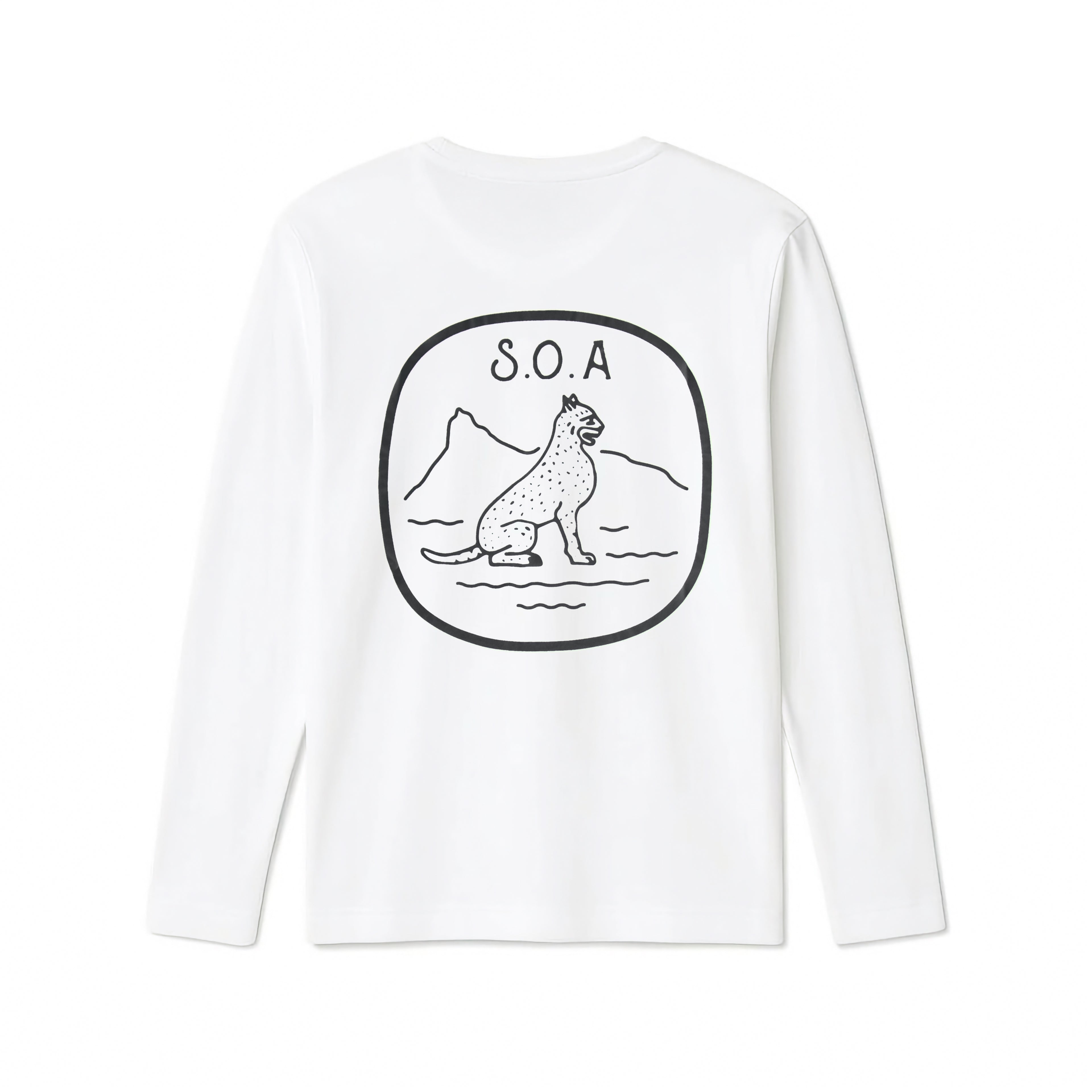 SOA Core White Long Sleeve Tee