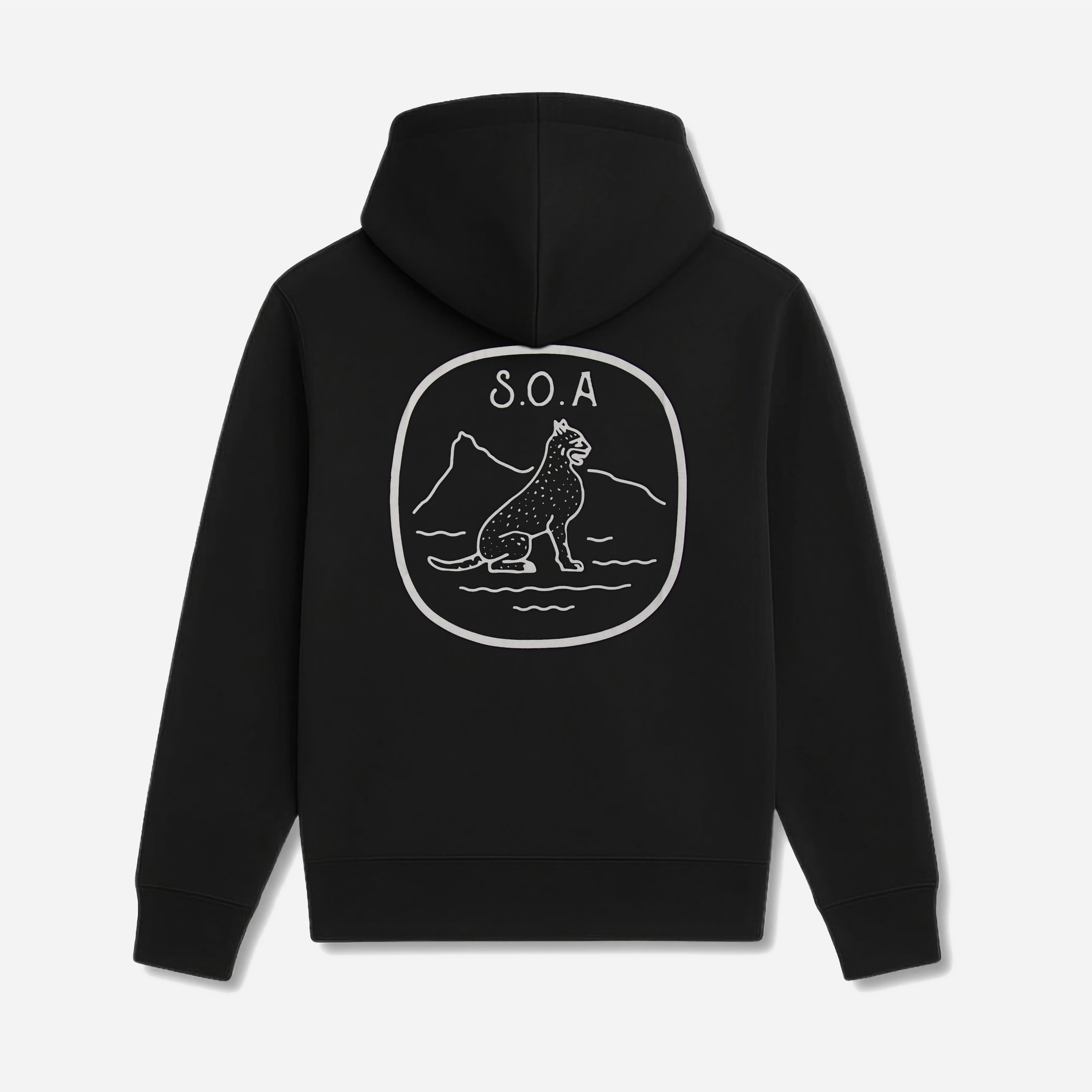 SOA Core leopard logo Hoodie