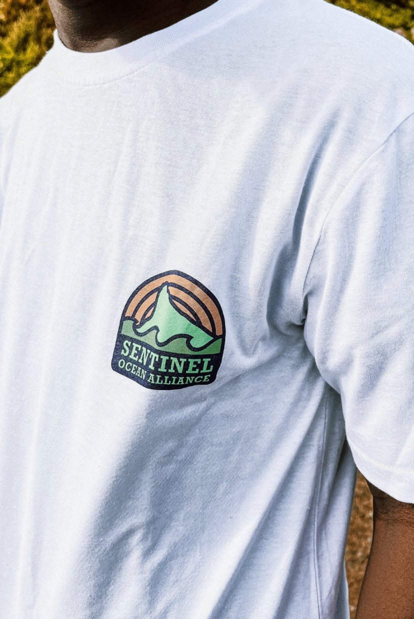 SOA White Sunset Logo Tee