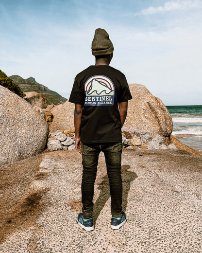 SOA Black Sunset Logo Tee