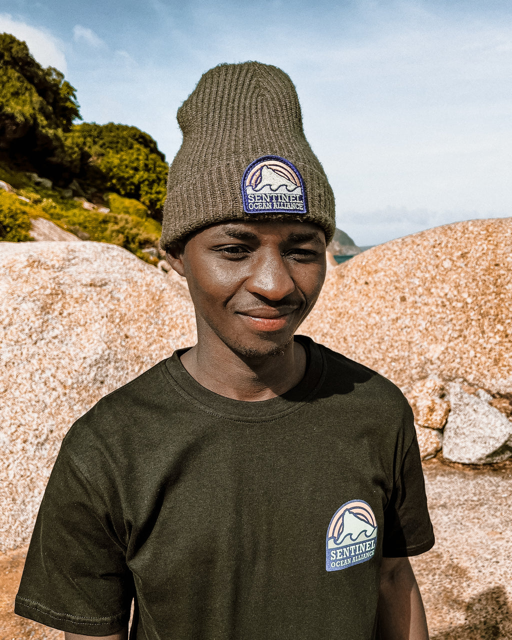 SOA Black Sunset Logo Tee