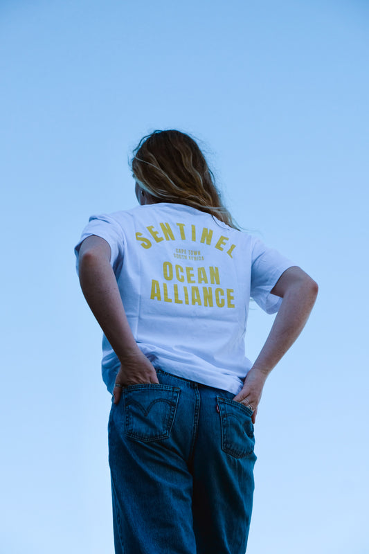 SOA Yellow & White Fan Tee